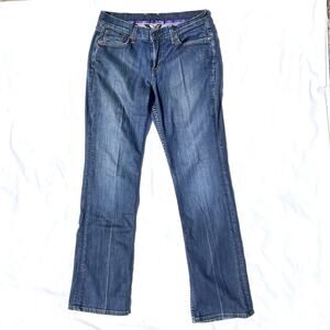 Lucky Brand Y2K Classic Rider Jeans Low Rise Boot Cut Womens 4 27 Blue USA